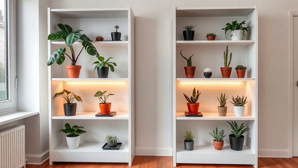 Pflanzenregale aus IKEA-Billy-Regalen bauen: DIY für mehr Grün im Wohnzimmer